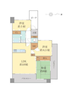 【間取り】 | エクセル本厚木 | 3LDKは、リビングダイニングキッチンと3つの居室がある間取り。ファミリー層に非常に人気の高い間取りで、広々としたリビングで家族団らんを楽しみ、個室でプライベートな時間も確保できるのが大きな魅力です。