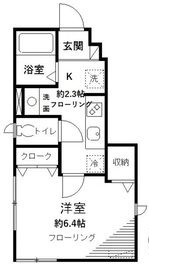 メゾン　ド　フルールの間取り|間取りです。