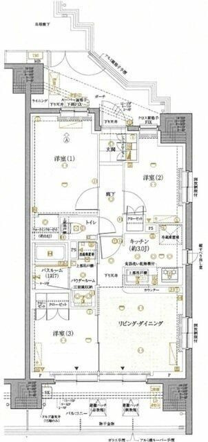 ガーラ・レジデンス平井の間取り|間取りです。