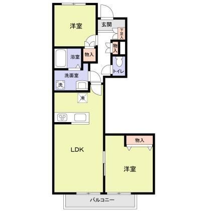 グランデールの間取り|間取りです。