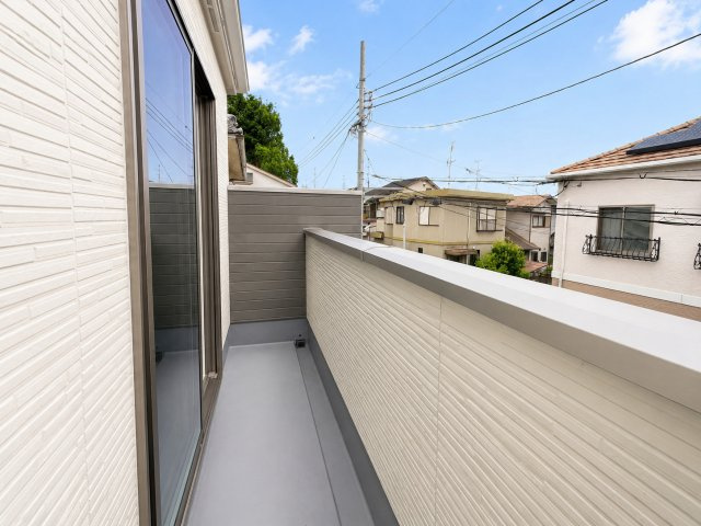 戸建 宇治市広野町寺山のバルコニー