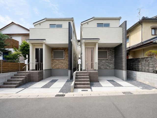 戸建 宇治市広野町寺山の外観|落ち着いた閑静な街並みです