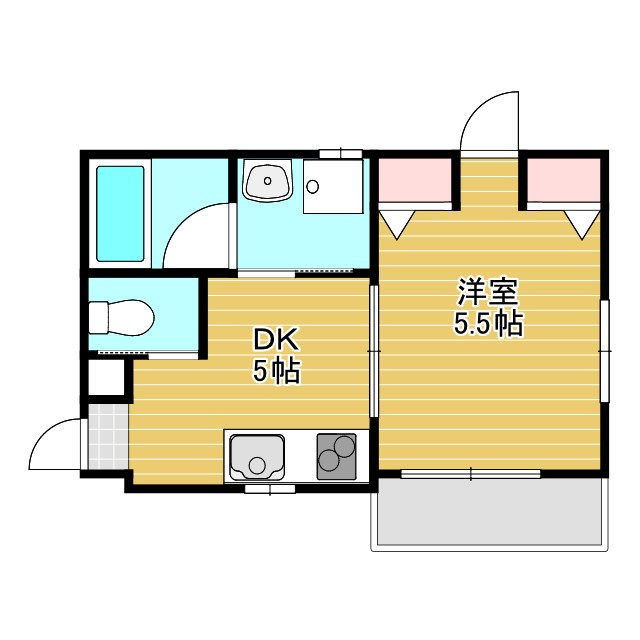 イーストサイド江坂の間取り