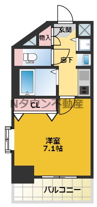 【間取り】 | プレサンス名古屋城前