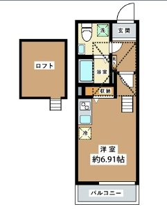 ＲＳ参番館の間取り|間取りです。
