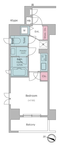 新品家具付きマンション岩本町1A(KaGood東京)