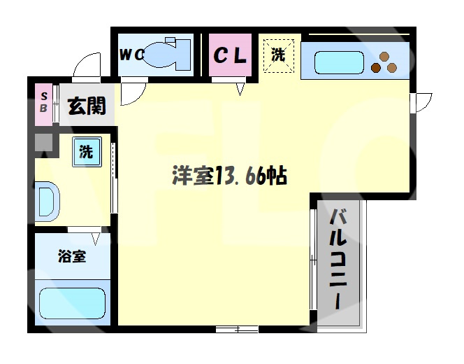 イルリッシュ上本町の間取り|イルリッシュ上本町　間取り