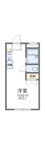 レオパレスシャルマン北越谷の間取り