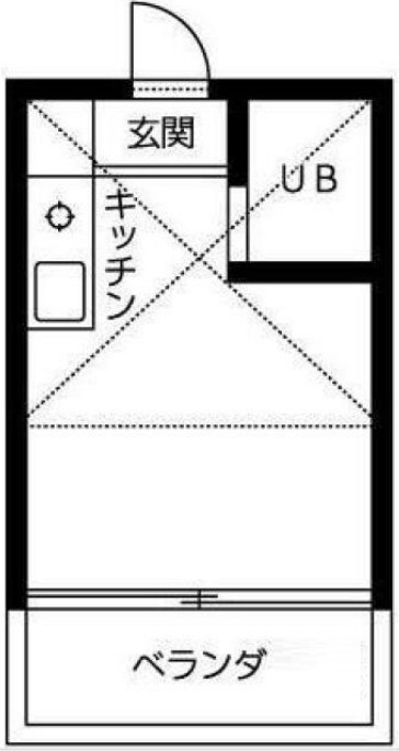 第５紀州ハイツの間取り|間取りです。