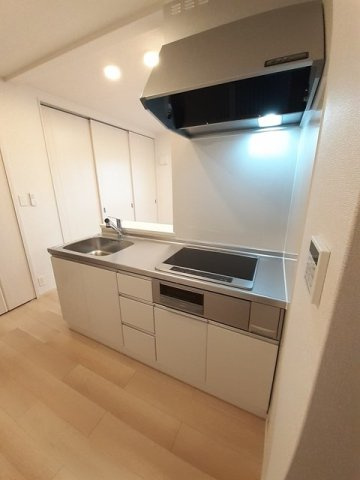 ベル　コラージュ　桜のキッチン|使い勝手の良いカウンターキッチンです♪
