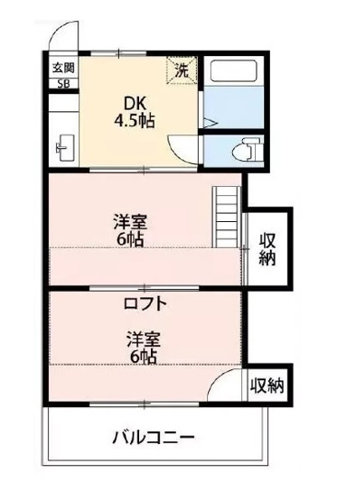 【間取り】 | b’CASA東松山Ⅲre-born | 「b’CASA東松山Ⅲre-born」