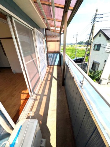 平賀戸建のバルコニー