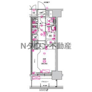 【間取り】 | CREST TAPP浅間町 | 間取りです。