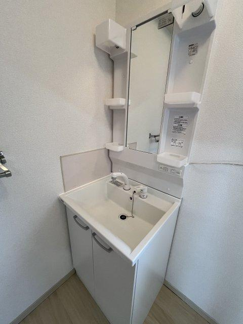 JAメゾンしばまちB棟の洗面所