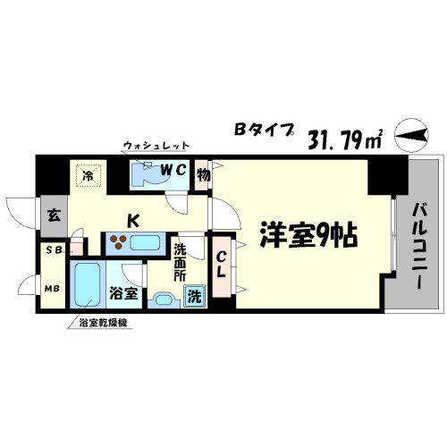 T.Y天六の間取り|TY天六　開放感のある間取り
