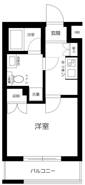エクセリア溝ノ口の間取り