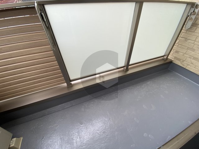 トップヒル森河内のバルコニー