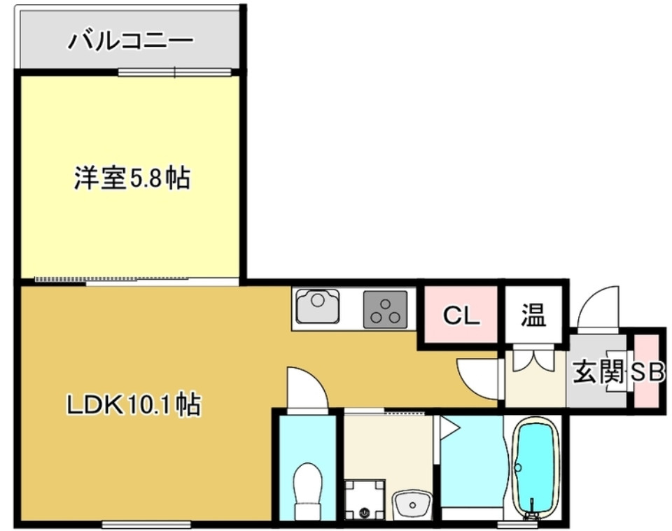 トップヒル森河内の間取り