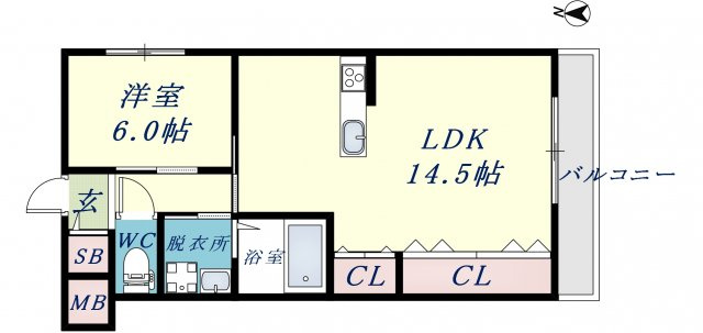 LALLA  PALLOOZAの間取り