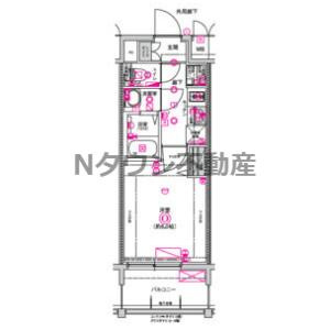 【間取り】 | CREST TAPP浅間町 | 間取りです。