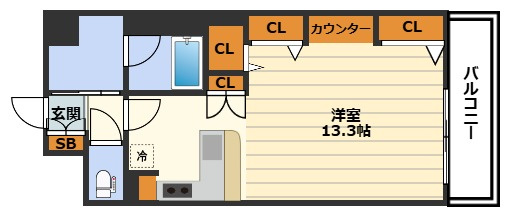 KAISEI梅田の間取り