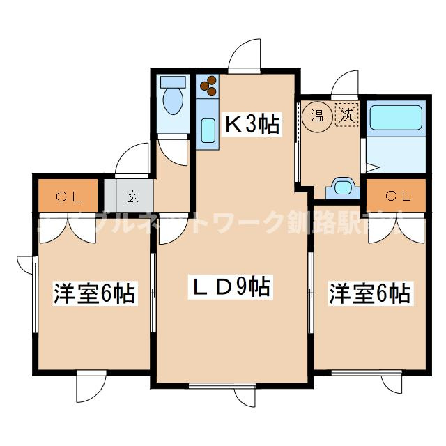 すずらん１号の間取り