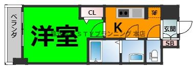 仲介手数料0！！メイクスデザイン上前津の間取り