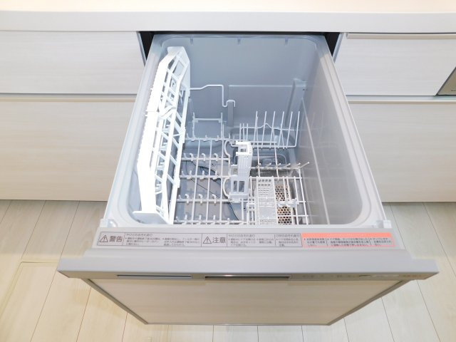 名古屋市東区矢田３丁目の新築一戸建のキッチン|◇食洗機◇　　家事の時短になる便利な食洗機付き♪
