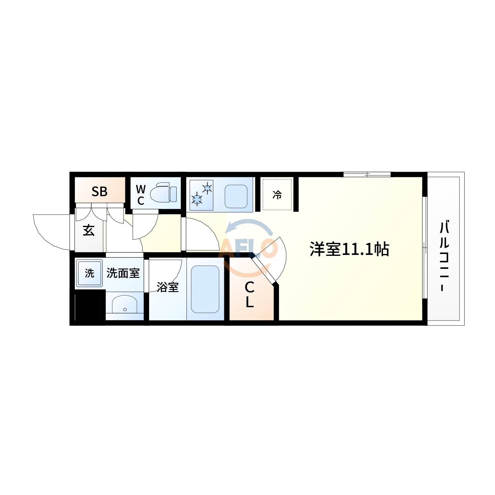 アパートメンツ江坂の間取り|アパートメンツ江坂　間取り