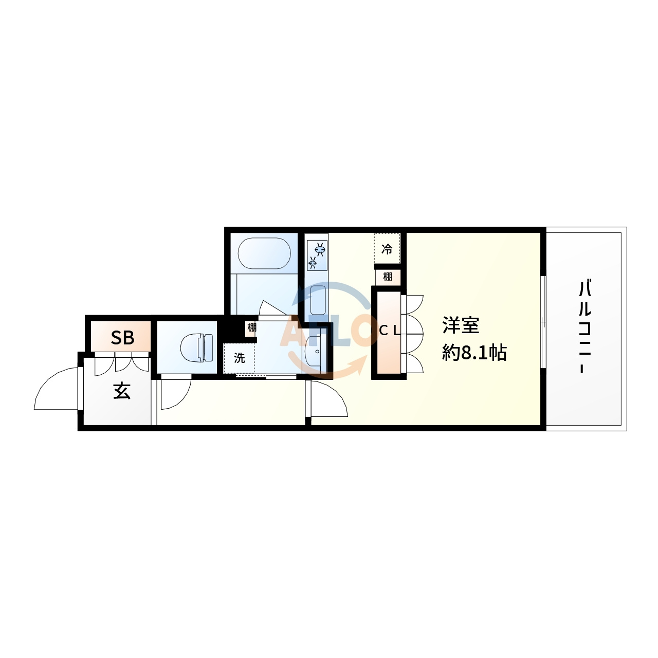 アビティ江坂の間取り|アビティ江坂　間取り