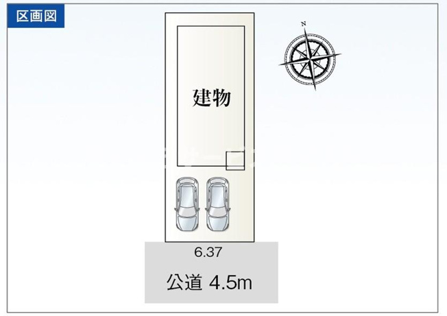 【区画図】 | 豊橋市仁連木町 59期 新築一戸建て | 区画図です