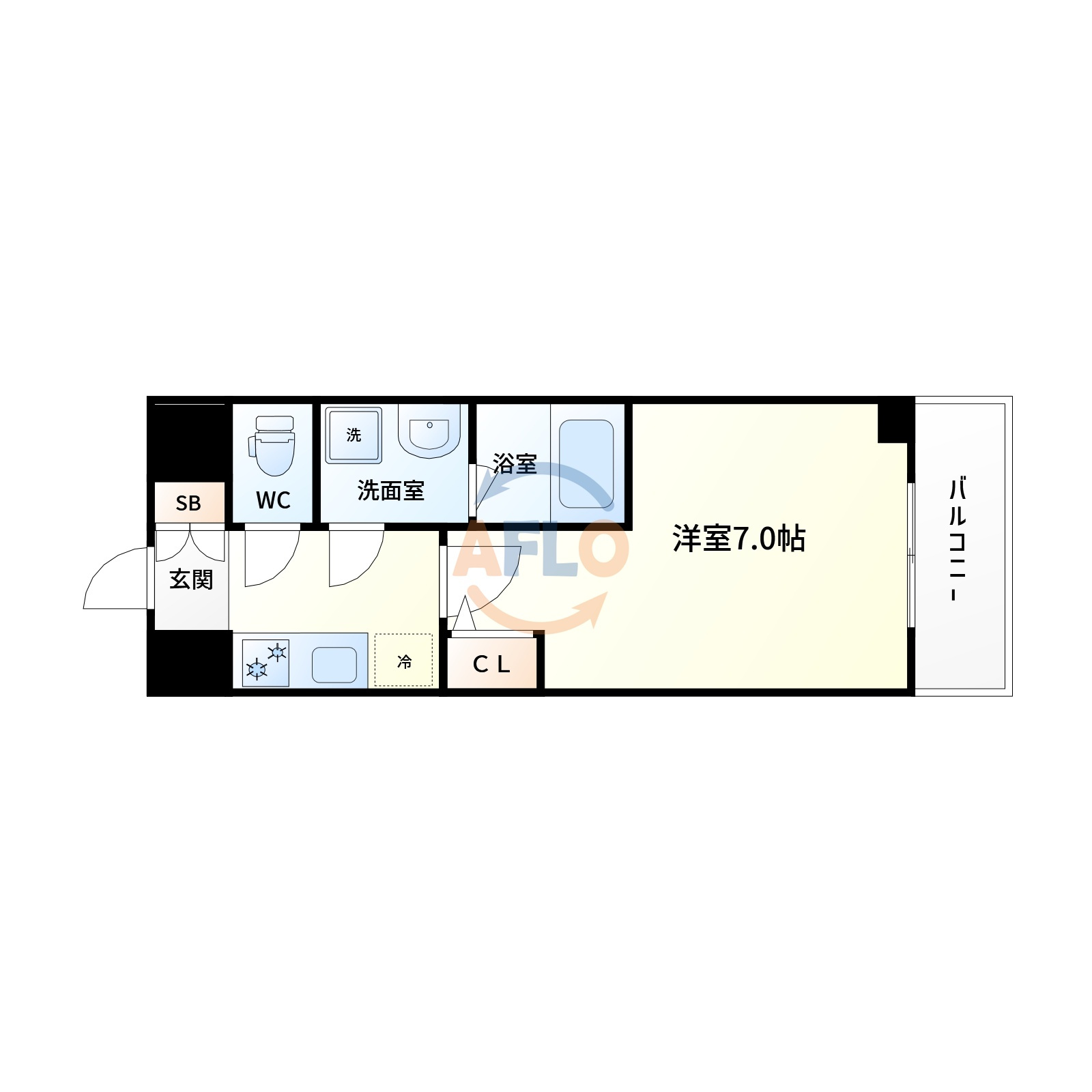 スプランディッドⅠⅠの間取り|　間取り