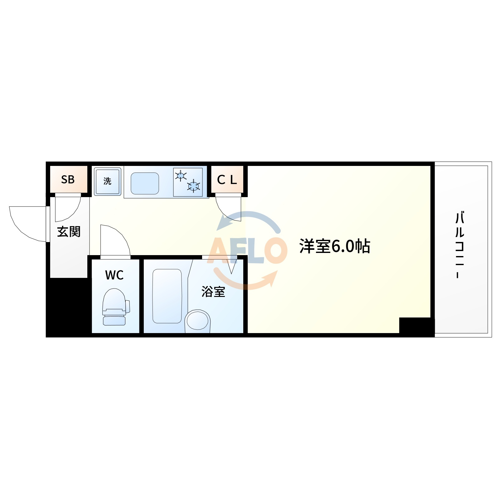 リーガル新大阪の間取り|間取り