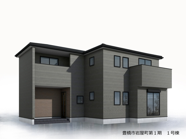 【外観パース】 | 豊橋市岩屋町 新築一戸建て | 外観パースです