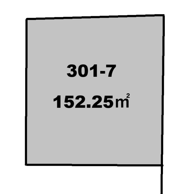 三町2丁目土地の土地図