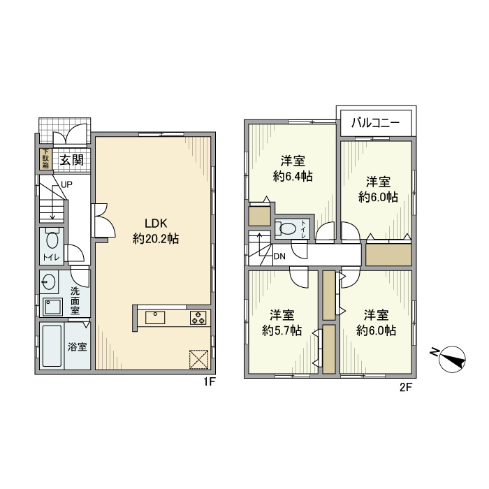 権太坂戸建の間取り