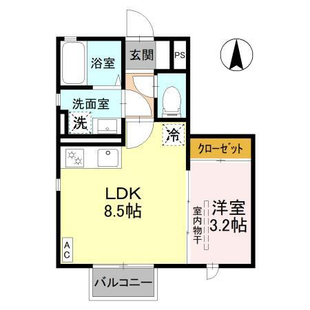 ローズBの間取り
