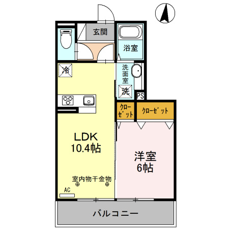 クラリーチェの間取り