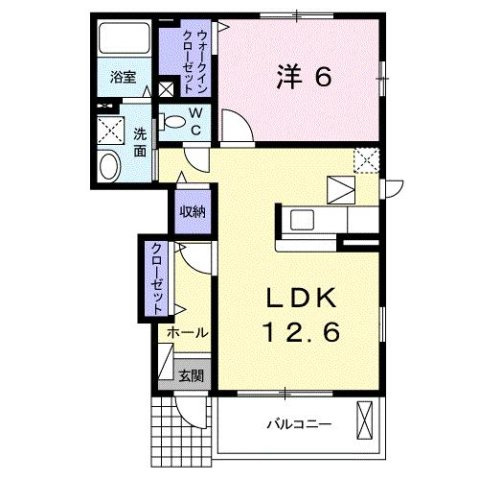 ヴァンクール貴志川Ⅱの間取り