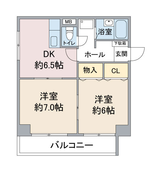 ライフステージ徳川の間取り