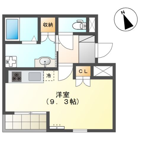 アンビシャス千葉城前の間取り
