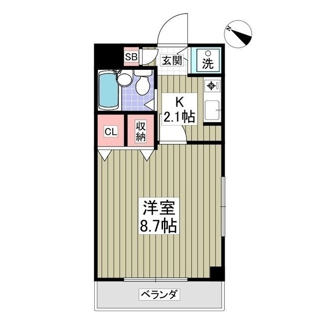 富士ハイツの間取り