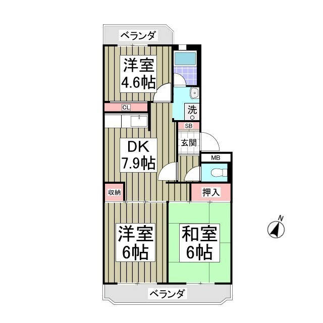 ベルエポックの間取り