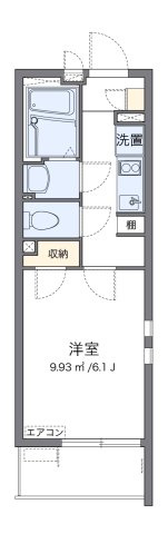 クレイノ栞の間取り|代表的な間取のため実際の間取とは異なる場合があります