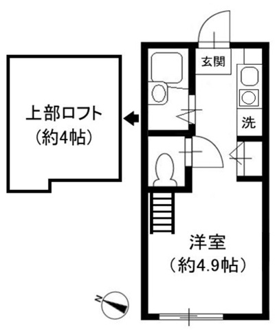 リヴィエールランド　オランジュの間取り