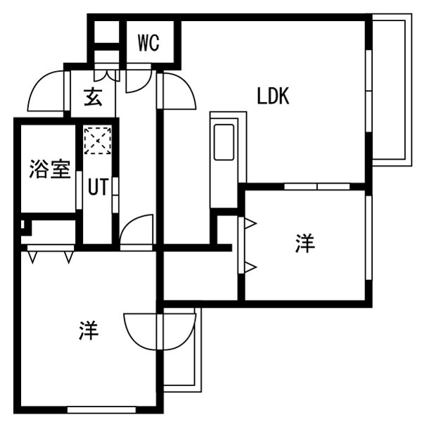 札幌市豊平区平岸一条６丁目の賃貸マンション