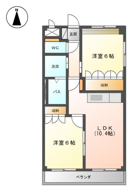 ルーラルⅡの間取り