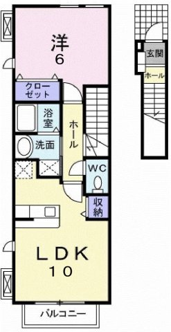 スペースＫⅡの間取り