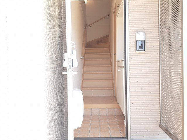 メゾンビューⅡの玄関|きれいな玄関です