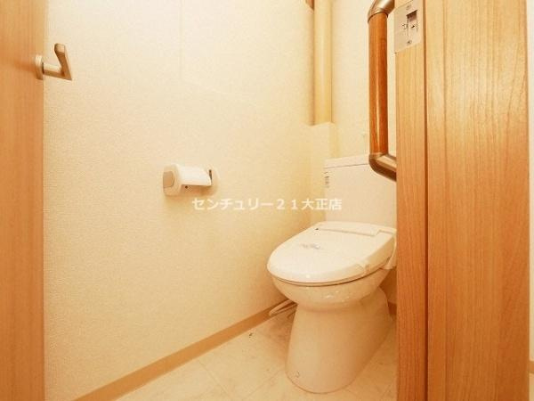 大阪市港区市岡１丁目の賃貸マンションのトイレ